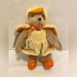 Muffy Vanderbear-Just Ducky. Plush Bear in Costume. Please Note-paw is dirty.